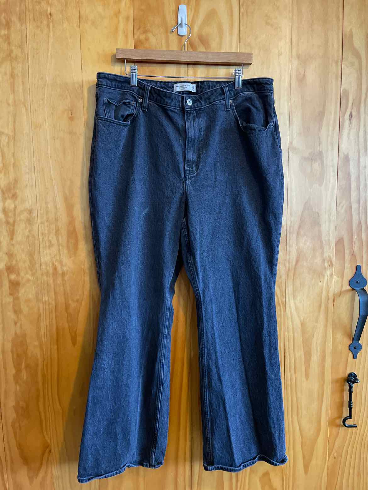 Size 18 Abercrombie & Fitch Black Women's Jeans