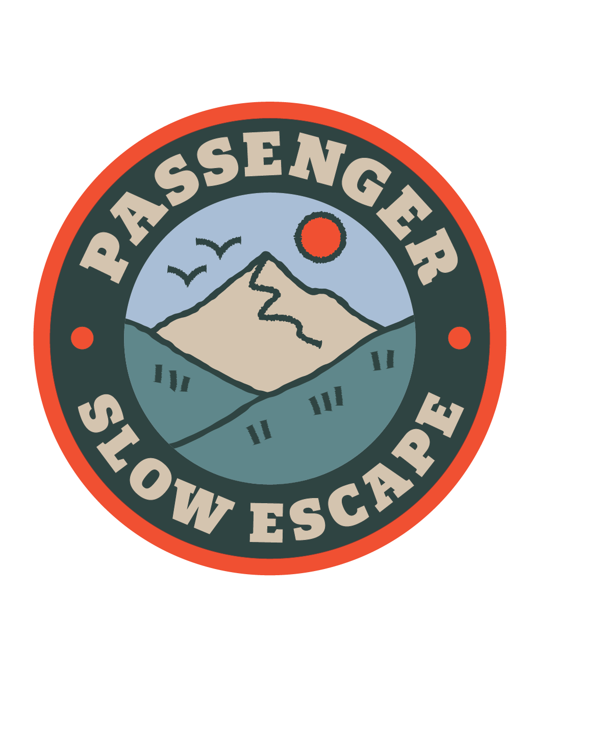 Slow Escape Patch - Ember Orange