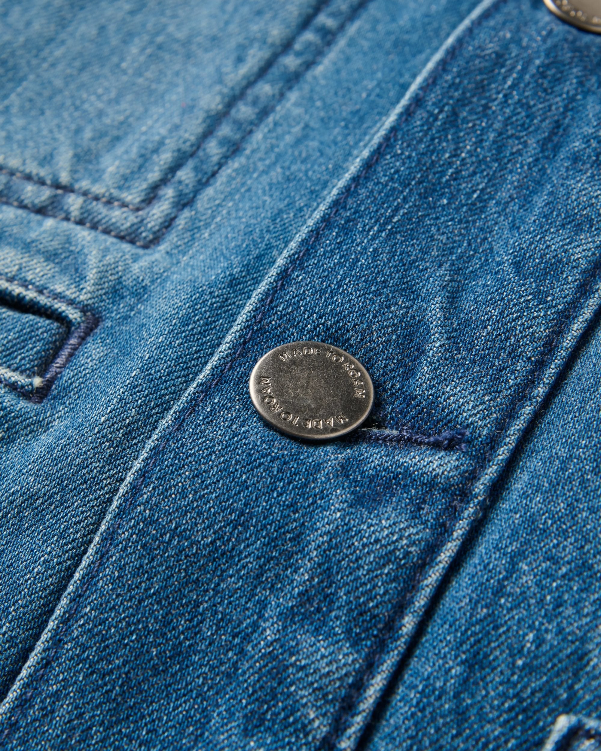 Vantage Lined Denim Jacket - Mid Wash Denim