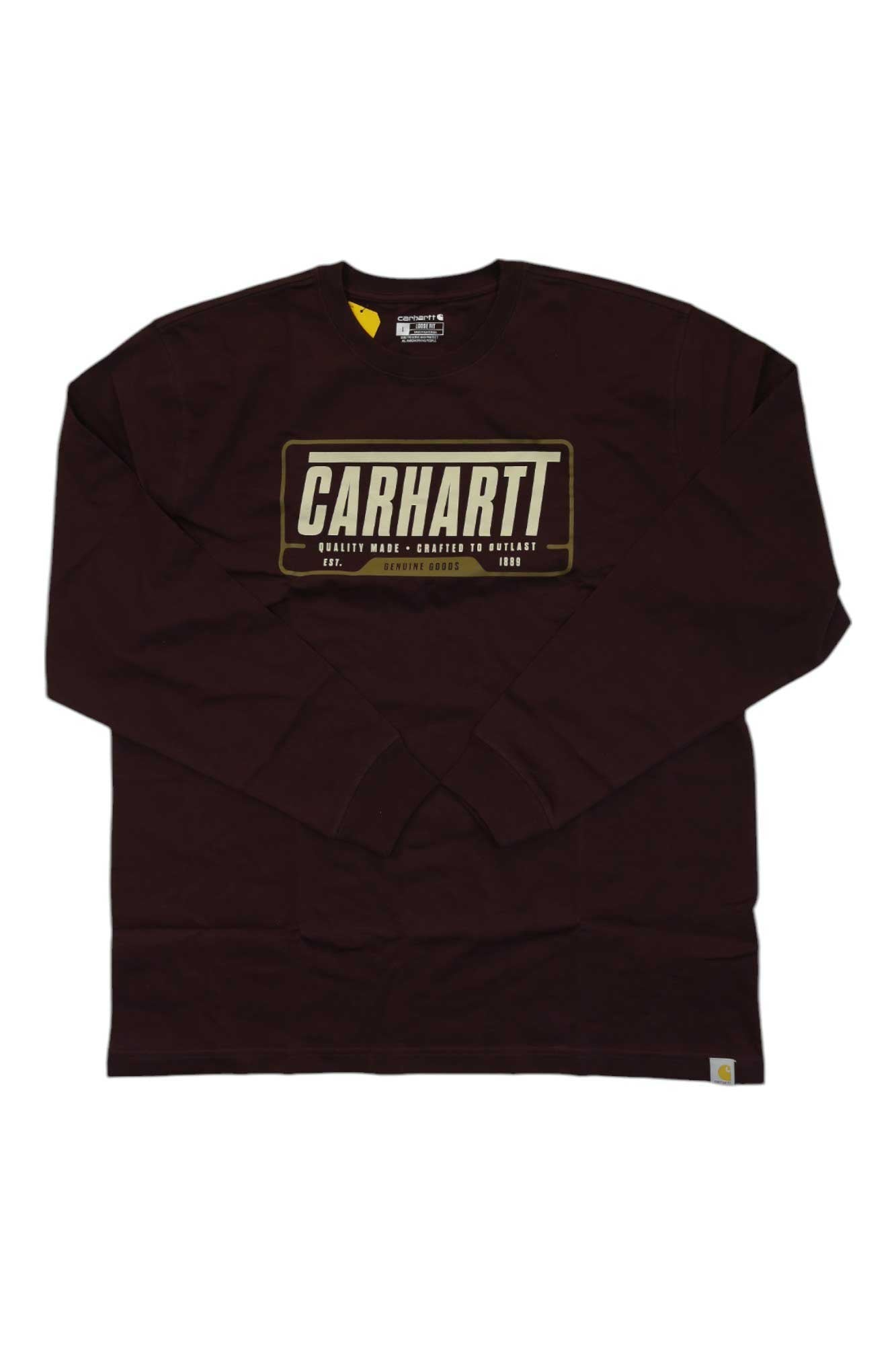 Carhartt Mens Loose Fit Heavyweight LS Outlast Graphic T-Shirt
