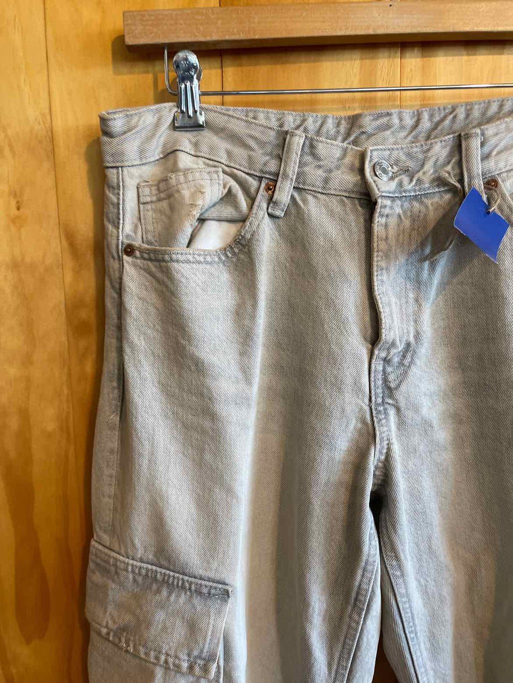 Size 8 ZARA Beige Women's Jeans
